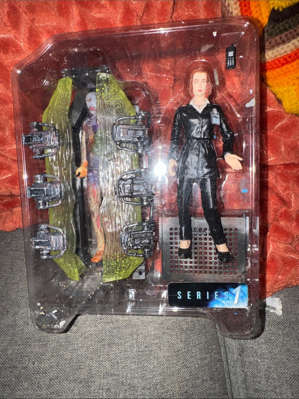 VINTAGE 1998 X-Files Agent Scully Series 1 Figure - MINT Condition (In Tray)